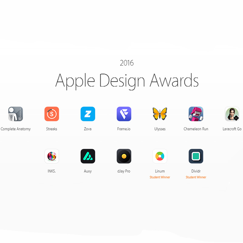 Apple Design Award 2016受賞作をレビューしていく